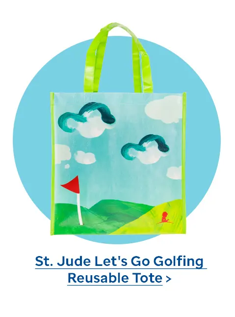 St. Jude Let's Go Golfing Reusable Tote